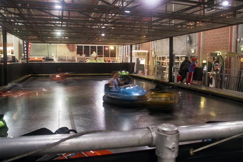 bumper cars at Seattle Center