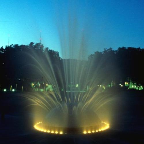 The fountain in Seattle Center