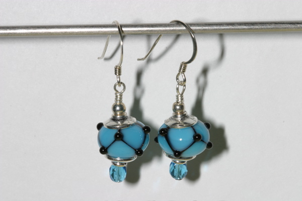 Earings (cool colors)