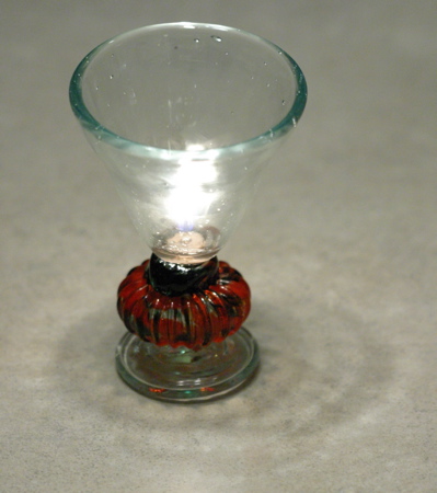 Pumpkin-stemmed goblet